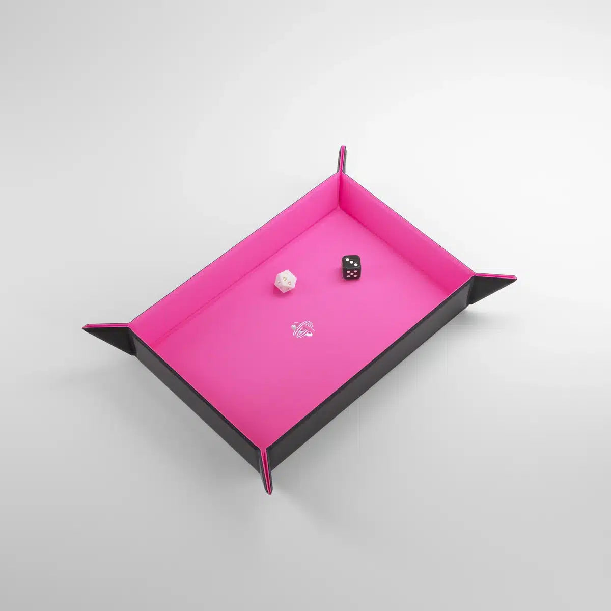 GameGenic Pink/Black Magnetic Rectangle Dice Tray image 0
